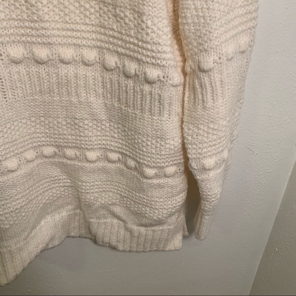 Lou & Grey Pom Pom Turtleneck Sweater Cream - Picture 9 of 15